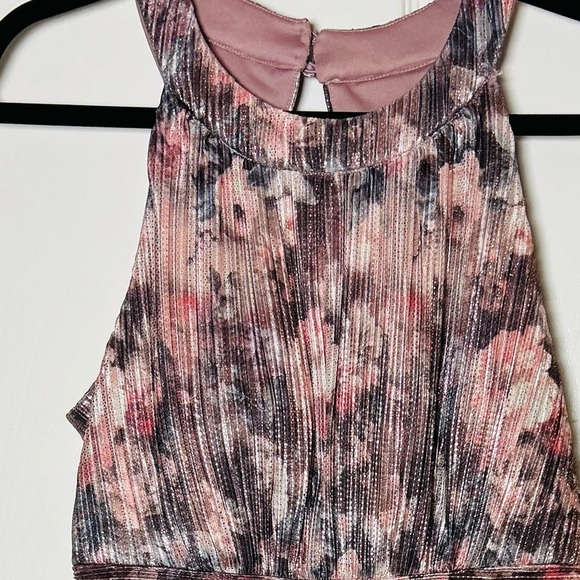 Eliza J Pink and Black Floral Maxi Dress - Picture 8 of 11